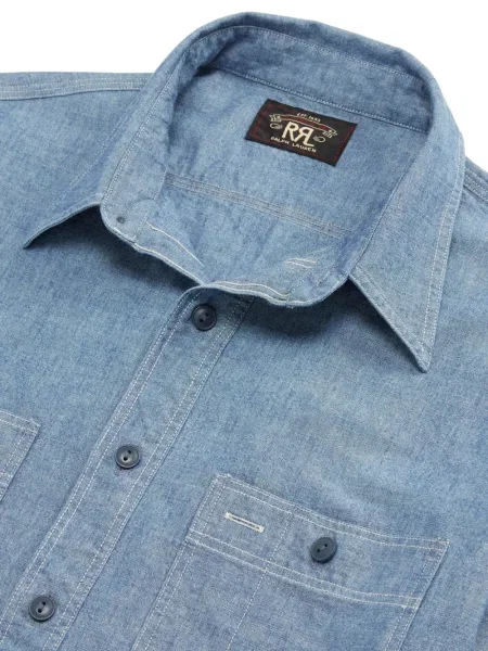 Cămașă Ralph Lauren Rrl albastru