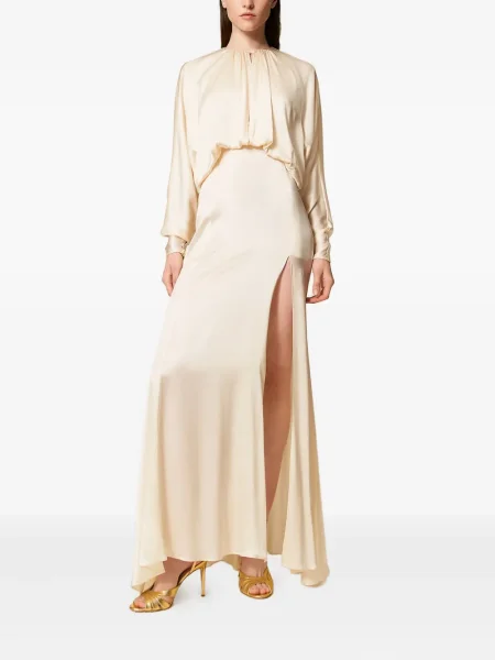 Rochie Twinset din satin de costum