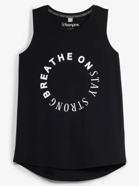 Top Bonprix czarny
