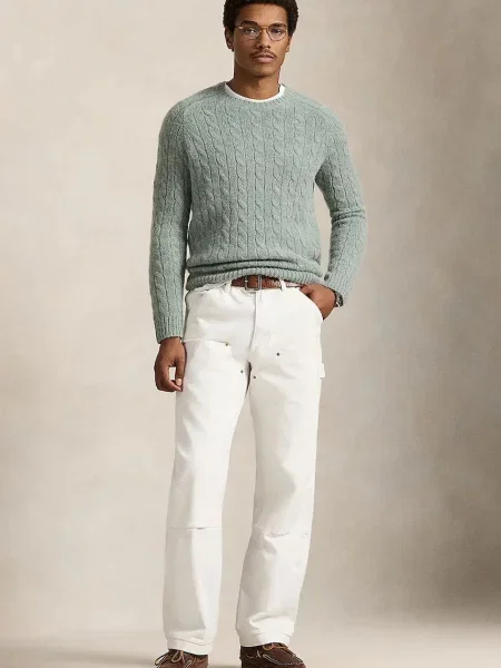 Светр із додаванням вовни Polo Ralph Lauren зелений