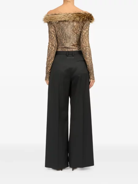 Pantaloni Mm6 Maison Margiela negru