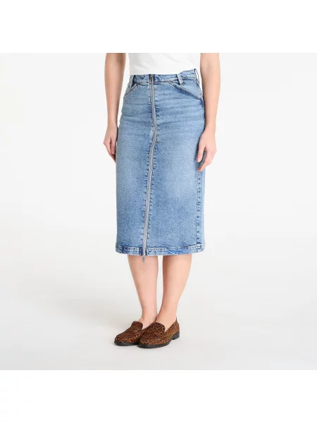 Spódnica Calvin Klein Jeans Denim Zip Front Skirt Blue 25 niebieska