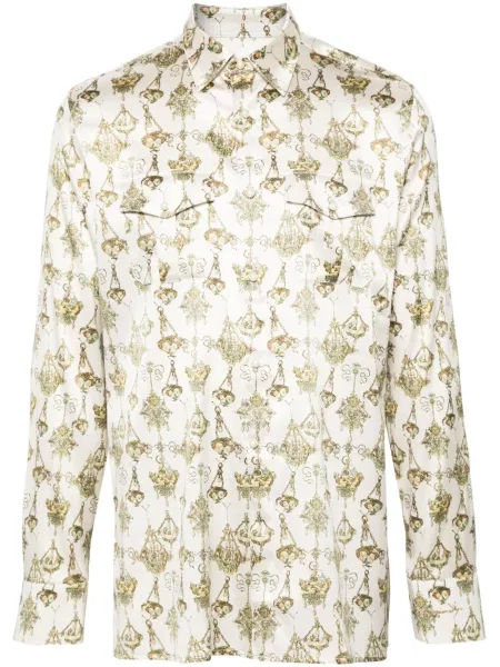 Cămașă Givenchy de mătase cu imagine