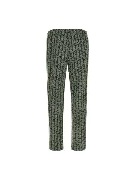 Spodnie Lacoste Paris Monogram zielone S białe