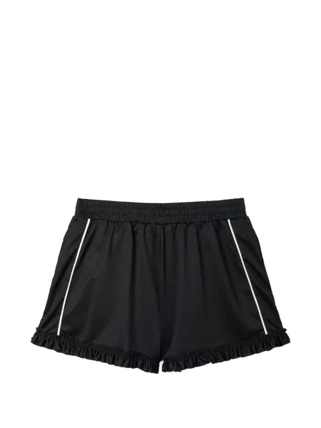 Pantaloni scurți Ganni negru