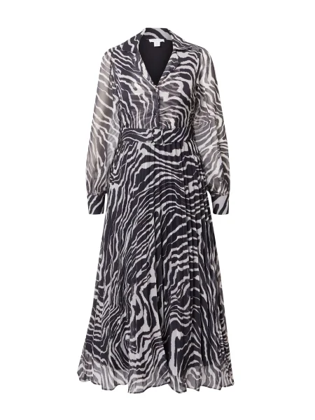 Warehouse Rochie tip bluză albastru noapte / natural alb