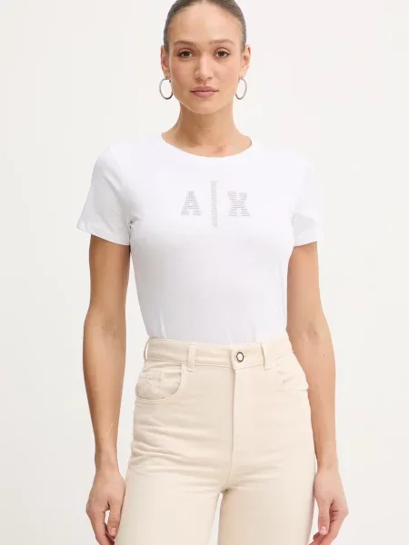 Tričko Armani Exchange bílé