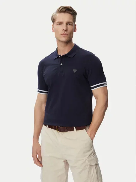 Guess Polo Σκούρο μπλε