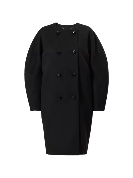 Palton Carolina Herrera cu două rânduri de nasturi negru