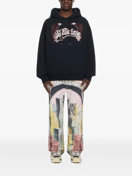 Kapucnis melegítő felső Off-white fehér