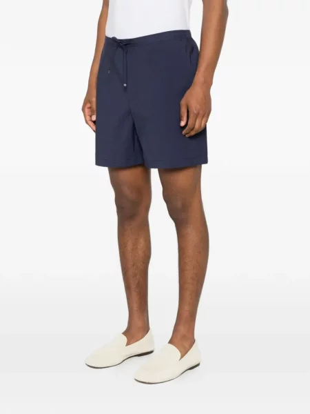 Pantaloni scurți Loewe cu broderie albastru