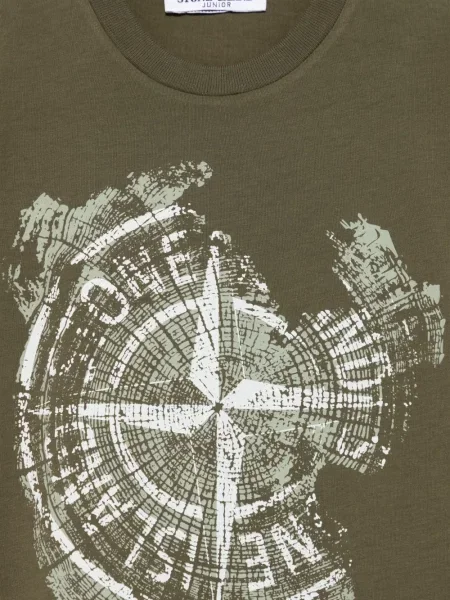 Koszulka dziecięca Stone Island zielona