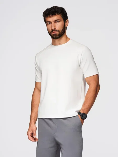 Tricou Ombre alb