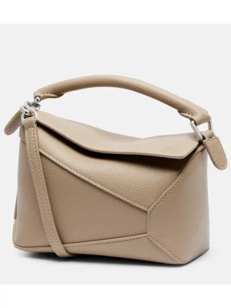 Top Loewe din piele bej