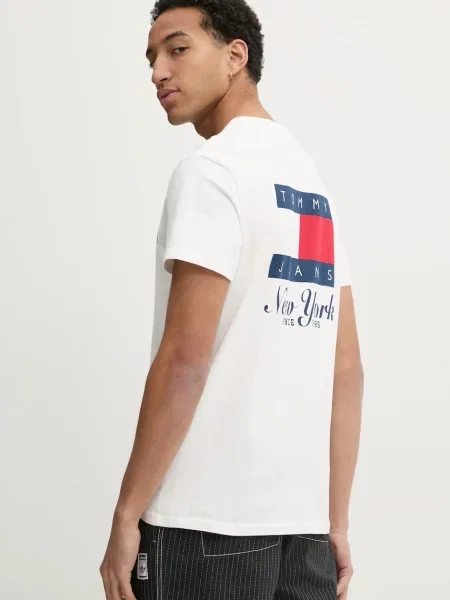 Tommy Jeans t-shirt biała