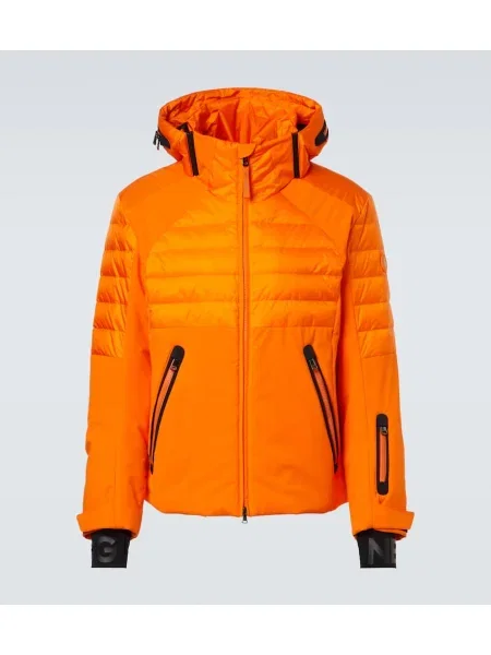 Jeździć na nartach kurtka narciarska Bogner pomarańczowa