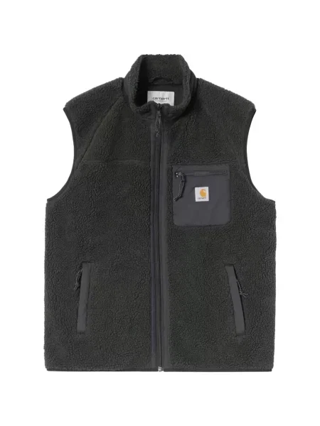 Vestă Carhartt Wip din fleece verde