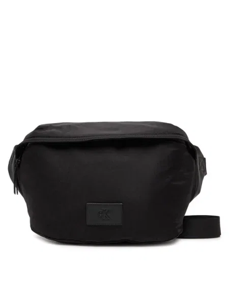 Calvin Klein Jeans Чанта за кръст Metro Nylon Oversized Waistbag черен