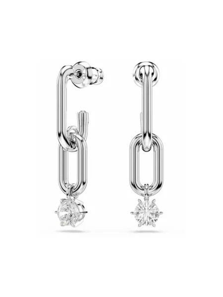 Swarovski Akcesoria Kobieta ONE SIZE Kryształowe kolczyki na co dzień szary