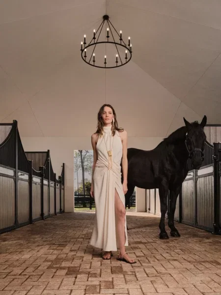 Decora rochie maxi Johanna Ortiz retro