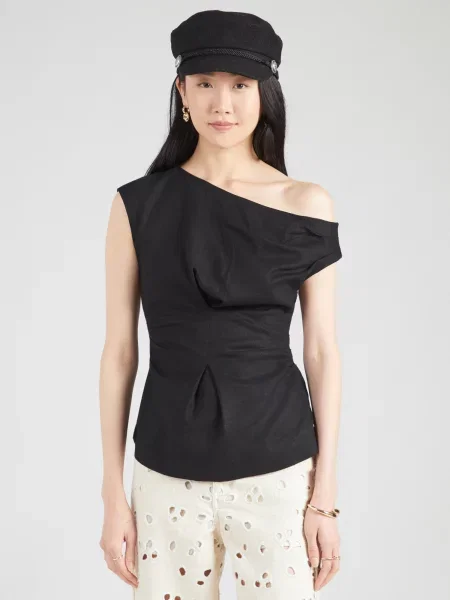 TOPSHOP Bluză CASA' negru