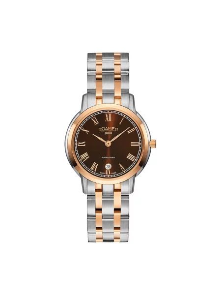 Lniany zegarek Roamer szary