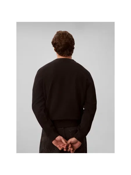 Calvin Klein Jeans Mikina / biela čierna
