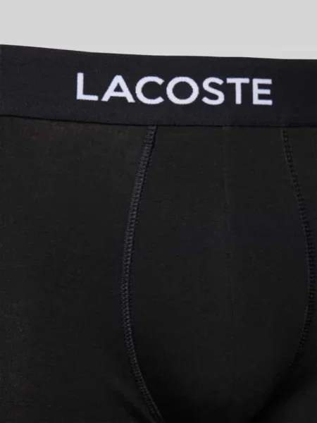 Bokserki Lacoste 5 par black czarne