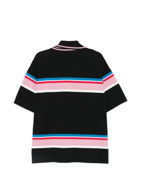 Tricou polo Kolor cu dungi negru