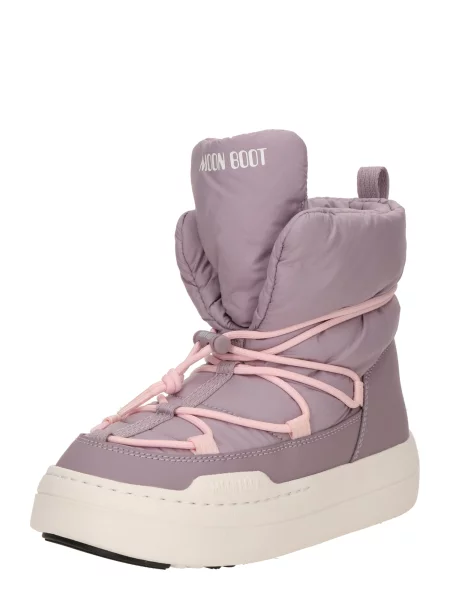 Moon Boot Škornji za sneg Jr Park lace Mid S roza
