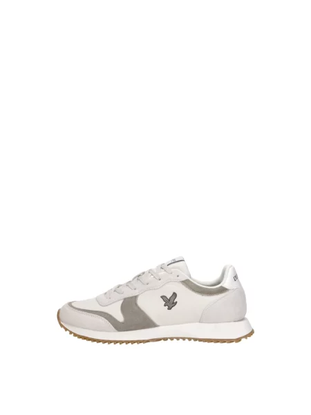 Lniane sneakersy Lyle & Scott beżowe