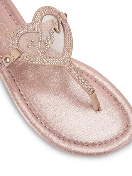 Сандали Kurt Geiger London със сърца розово