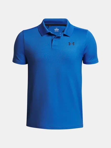 Tricou polo copii Under Armour albastru