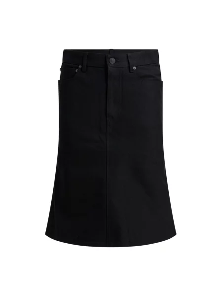 Spódnica midi Balenciaga czarna