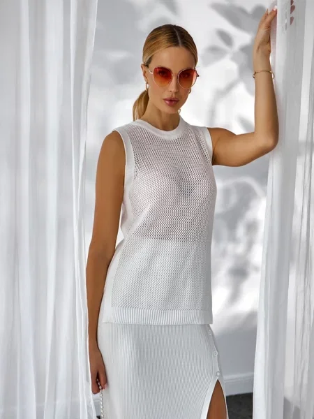 Майка TrikoBakh молочний бавовна/поліестер