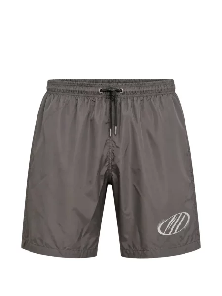 Slip de baie Plein Sport cu imagine gri
