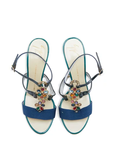 Sandale Giuseppe Zanotti slingback albastru