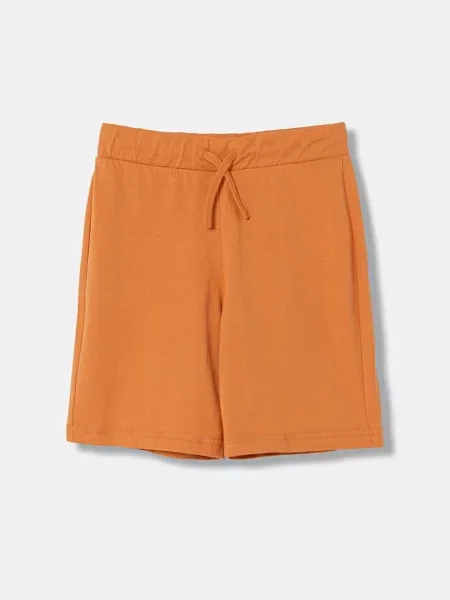 United Colors of Benetton teplákové šortky oranžové