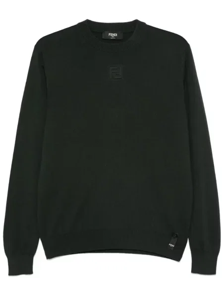 Pulover Fendi de lână verde