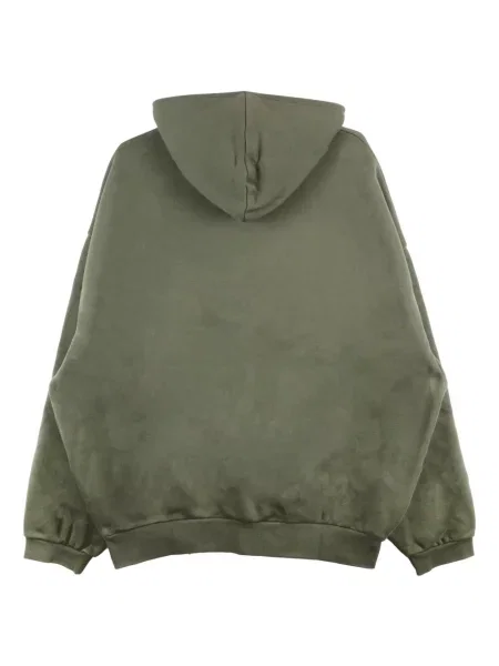 Суичър с качулка Fear Of God Essentials с апликация зелено