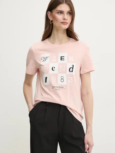 Тениска Weekend Max Mara розово
