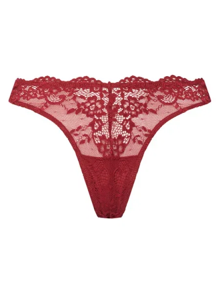 Прашки Guess JANE синьо от полупрозрачна материя червено