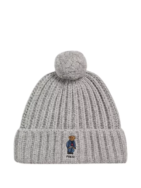 Geantă Polo Ralph Lauren din piele de căprioară cu autograf maro