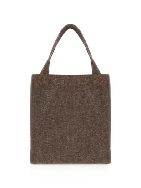 Geantă shopper A.p.c. cu imagine maro
