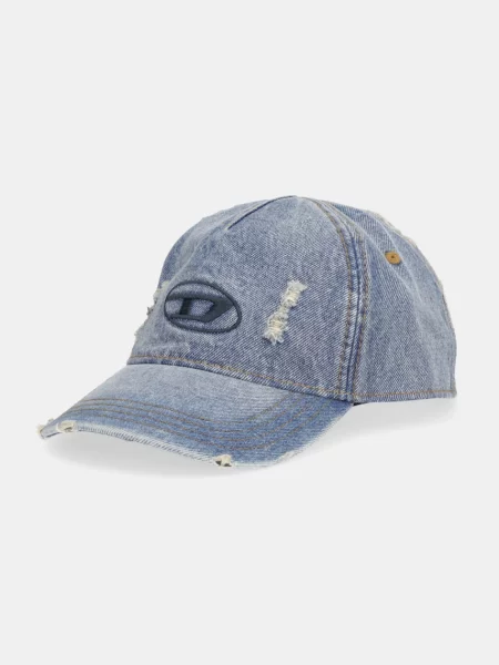 Diesel șapcă pentru bărbați din denim C-ENIC albastru