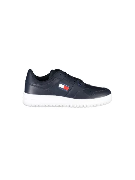 Sneakersy Tommy Jeans koronkowe casual z logo białe