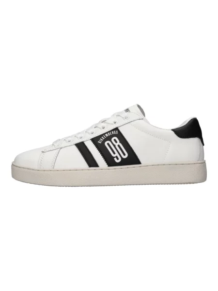 Sneakersy Bikkembergs skórzane białe