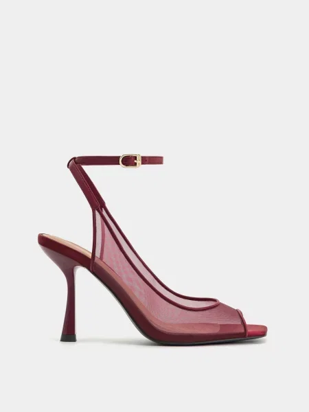 Босоножки Jw Pei бордовые
