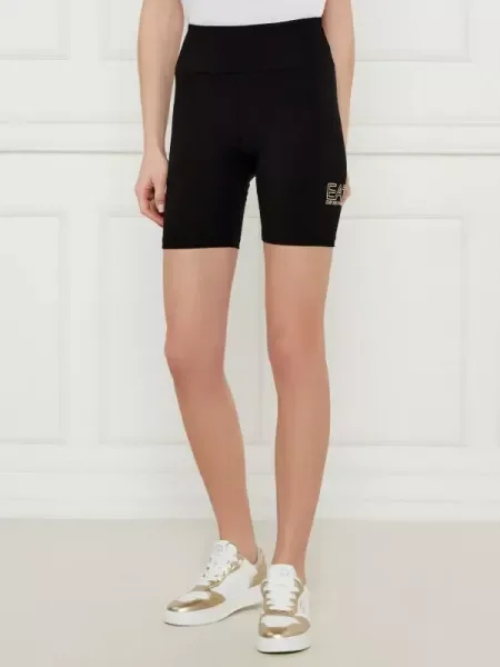 Pantaloni scurți biker negru