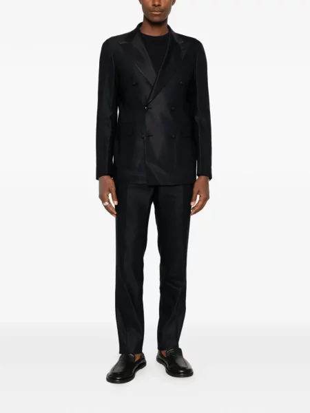 Tricou John Smedley tricotate albastru